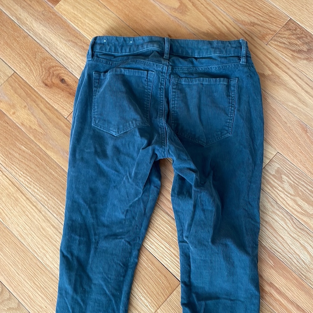 Ann Taylor loft blue corduroy curvy skinny pants size 26/2 - Picture 5 of 5
